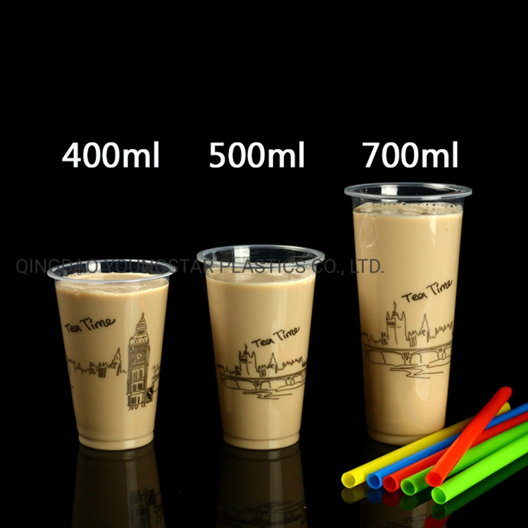 500ml Manufacturers Wholesales 16oz Cheap Disposable Plastic Cups