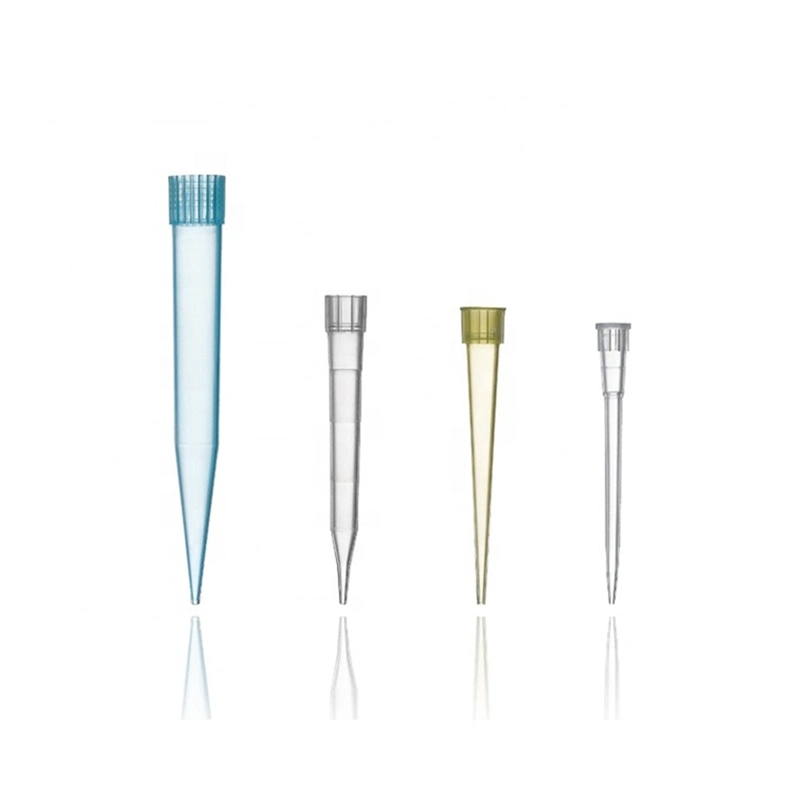 Medical Consumable Plastic Disposable 1000UL Pipette Tips for Eppendorf