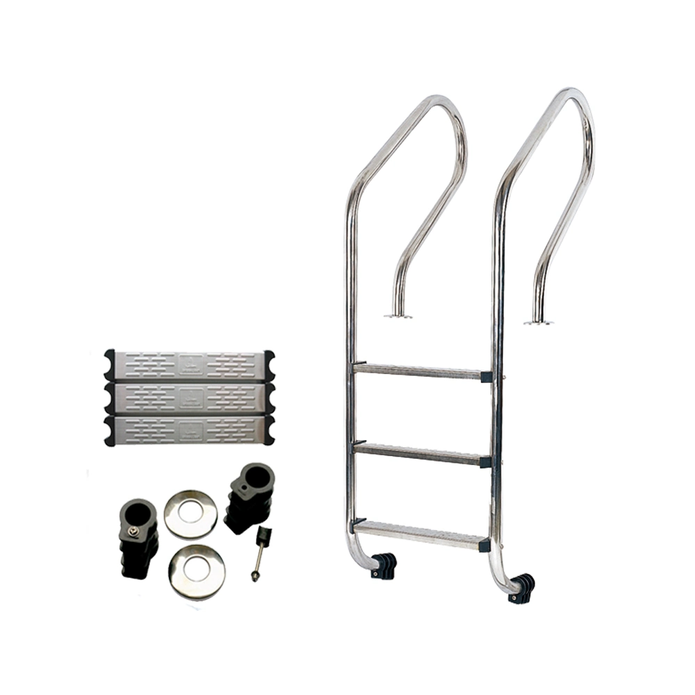 Swimming Pool Accessories 304 Stainless Steel Pool Step Ladder