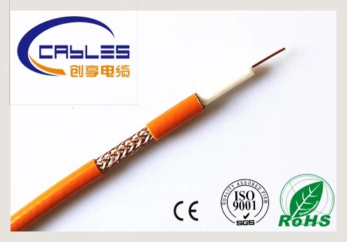 Statellite Cable RG6 Bulk Cable Wire RG6 Coaxial Cable CATV CCTV Cable TV Cable Rg58 /Rg 59 /Rg59 with Power White RG6 Rg-6 2c Coaxial Cable Reel