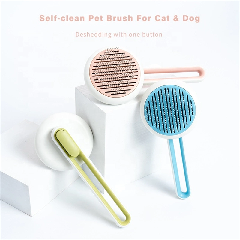 Pet Accessory Long Slicker Brush Pin Brushes Hair Deshedding Pet Grooming Tool Pet Brush