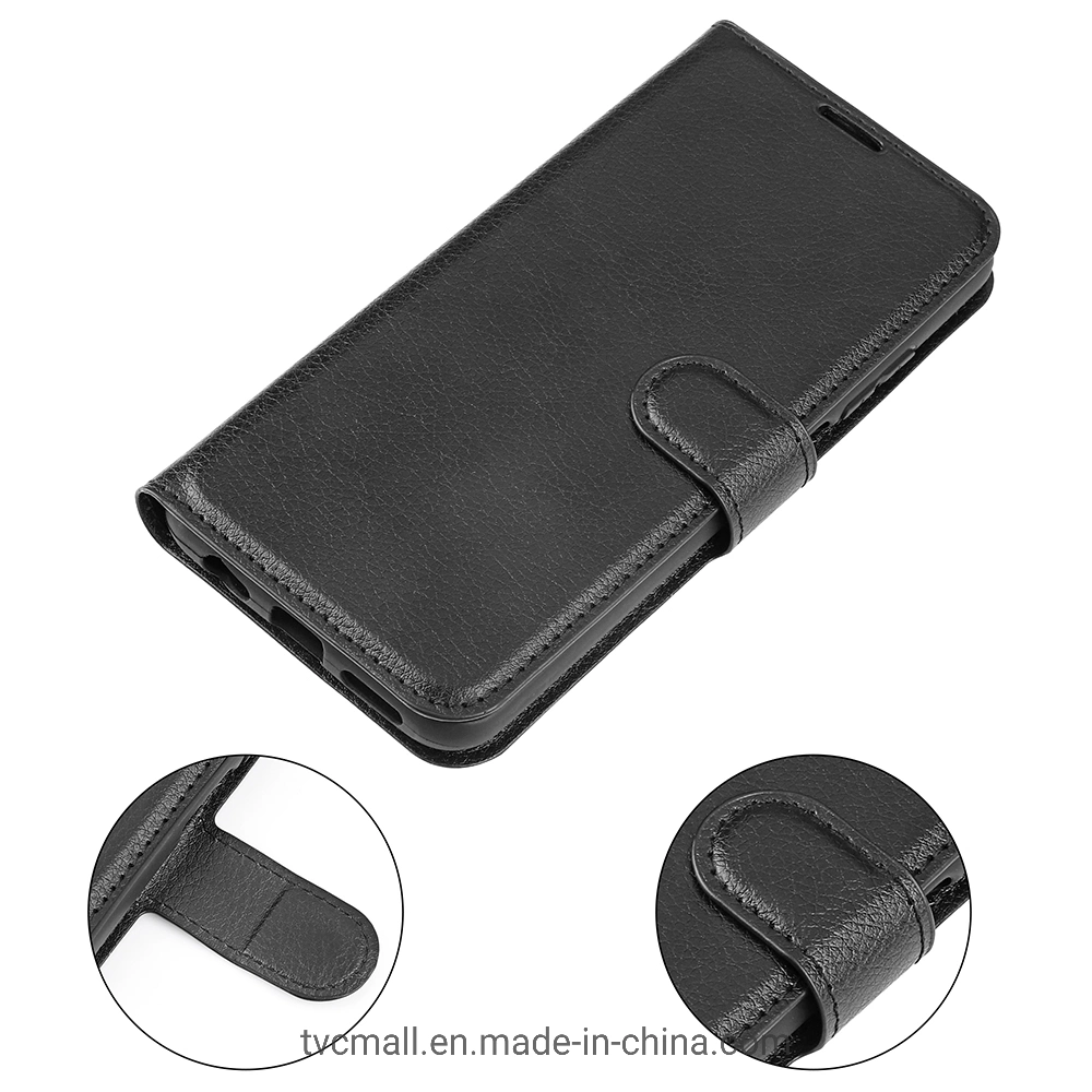 for Samsung Galaxy A53 5g Litchi Texture PU Leather Folio Case Magnetic Clasp Anti-Scratch Phone Cover with Stand Wallet