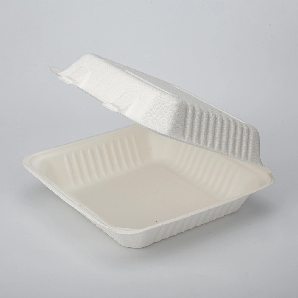 Lunch Box 8" X 8" 1-C Box Single Use Lunch Box with High quality/High cost performance 