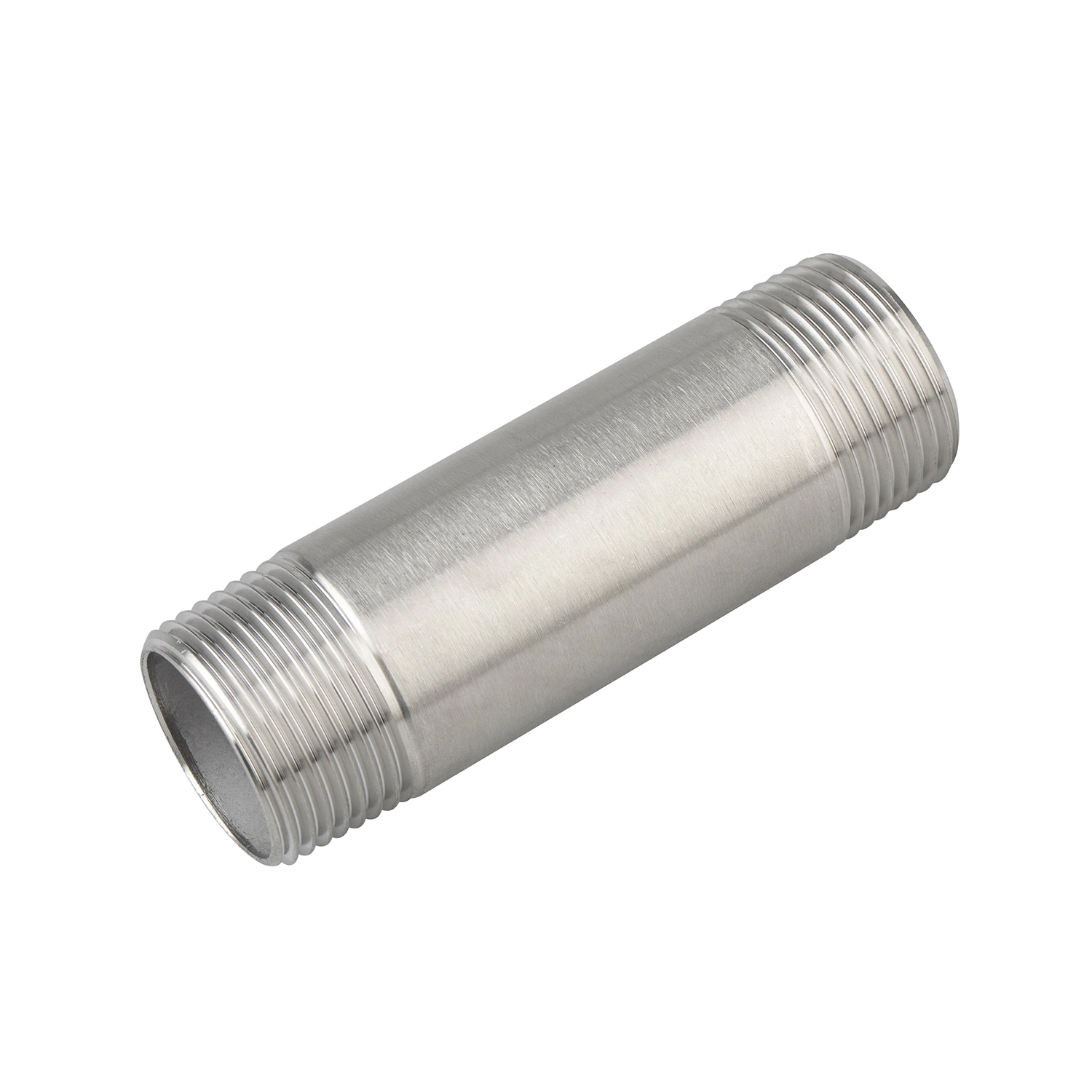 Rohrverschraubung aus Edelstahl 304 1/4"-4" NPT/BSPT Nippel mit Doppelgewinde