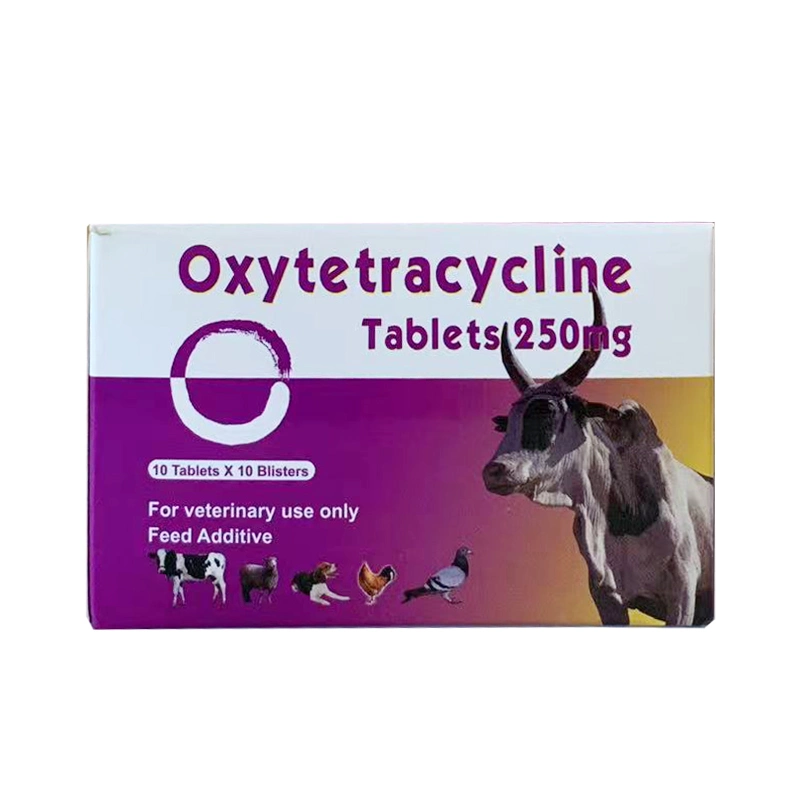 La oxitetraciclina de medicamentos veterinarios en bolo de Tablet PC 250mg para el ganado vacuno, ovino y aves de corral usa