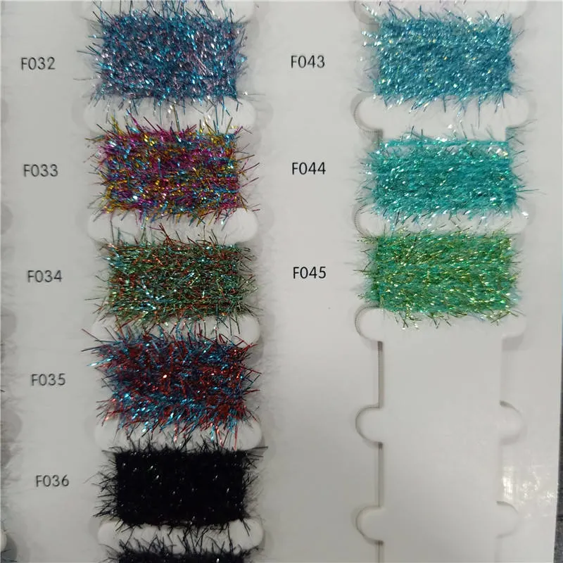 Metálicos de alta calidad de pluma de hilados de compuestos hilo para tejer