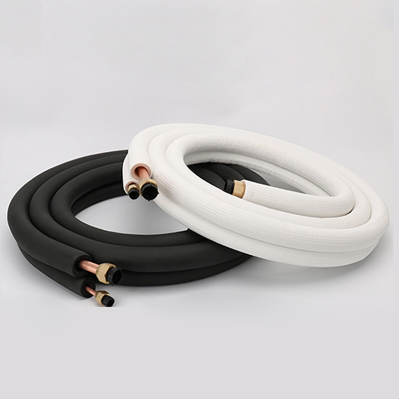 Refrigeration Parts Air Conditioning Connection Rubber HVAC Line Sets Air Conditioner Insulated Tube Copper Pipe