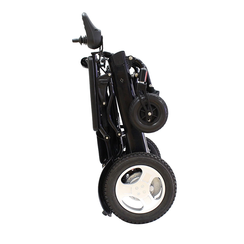 Hot Sale Aluminium Light Foldable Power Lithium Battery Electric Wheelchair