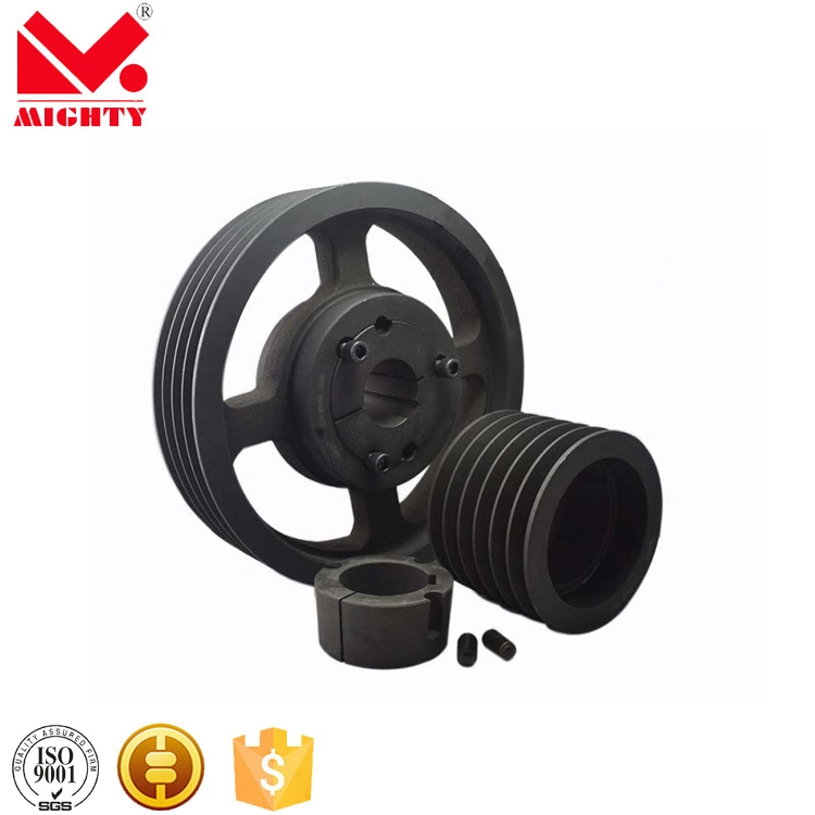 V Belt Pulleys with Taper Lock Bushing and Pilot Bore Aluminum Steel Cast Iron