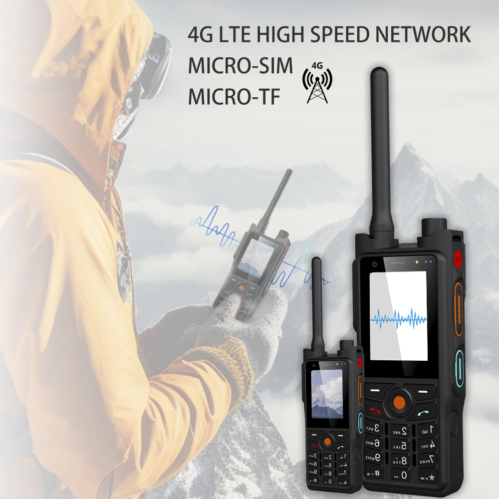 Long Distance 2500mAh Battery 4G Android Mobile Walkie Talkie Rugged Two Way Radio