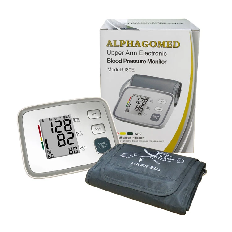 2022 Mejor Venta de Monitor de presión arterial alta en el hogar profesional parte superior del brazo de presión arterial digital automático Monitor medidor