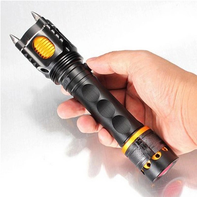 Aluminum LED Flashlight 5 Flash Modes Waterproof LED Torch Flashlight