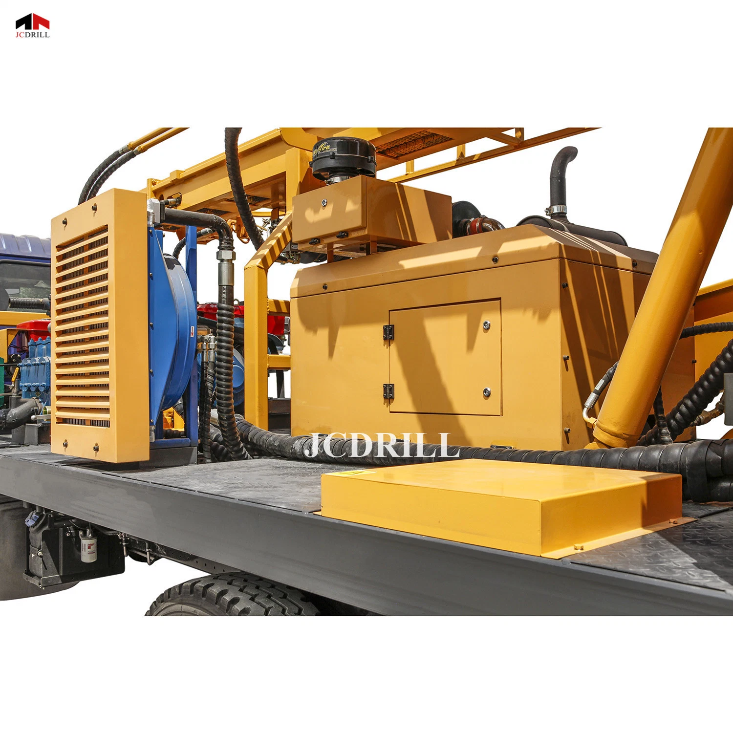 Multi-Functional Truck Mounted Geotechnical Engine Portable Bore Well Drilling Rig