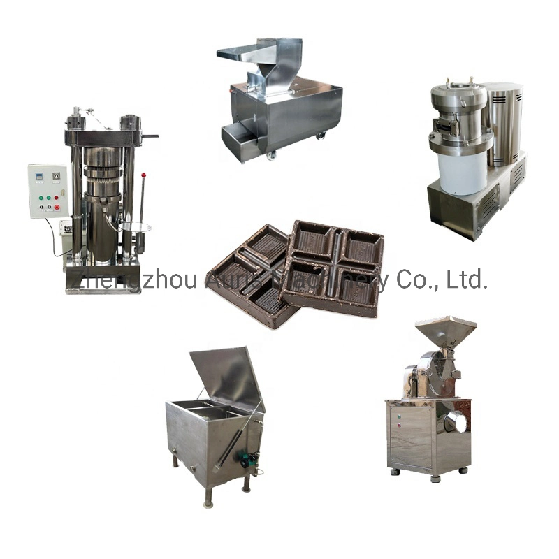 Bean to Bar Chocolate Making Chocolate Processing Machinery for Factory Use