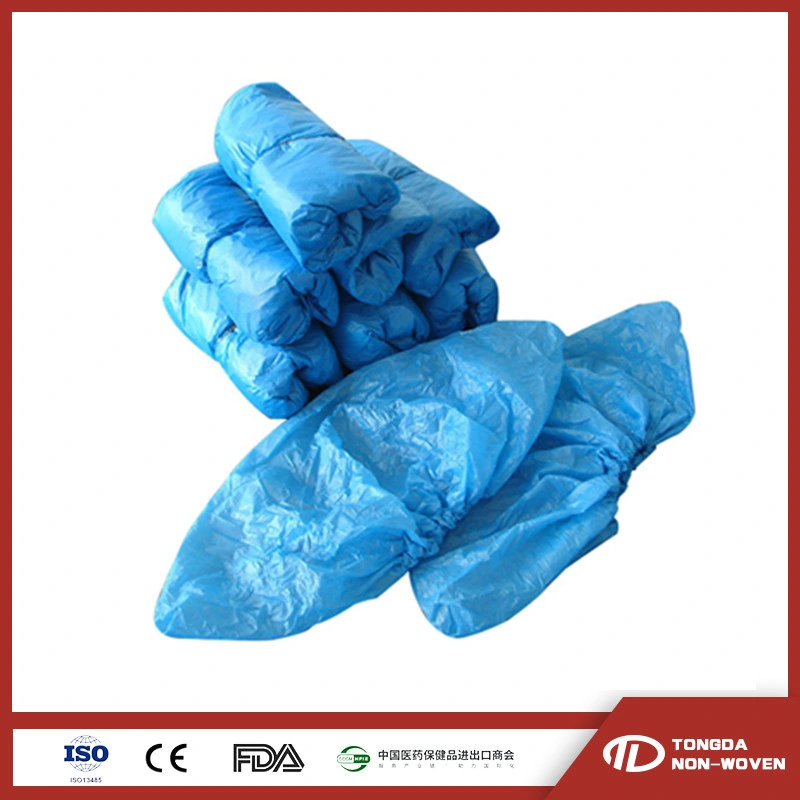 Waterproof PE/CPE Plastic Shoe Cover for Laboratory