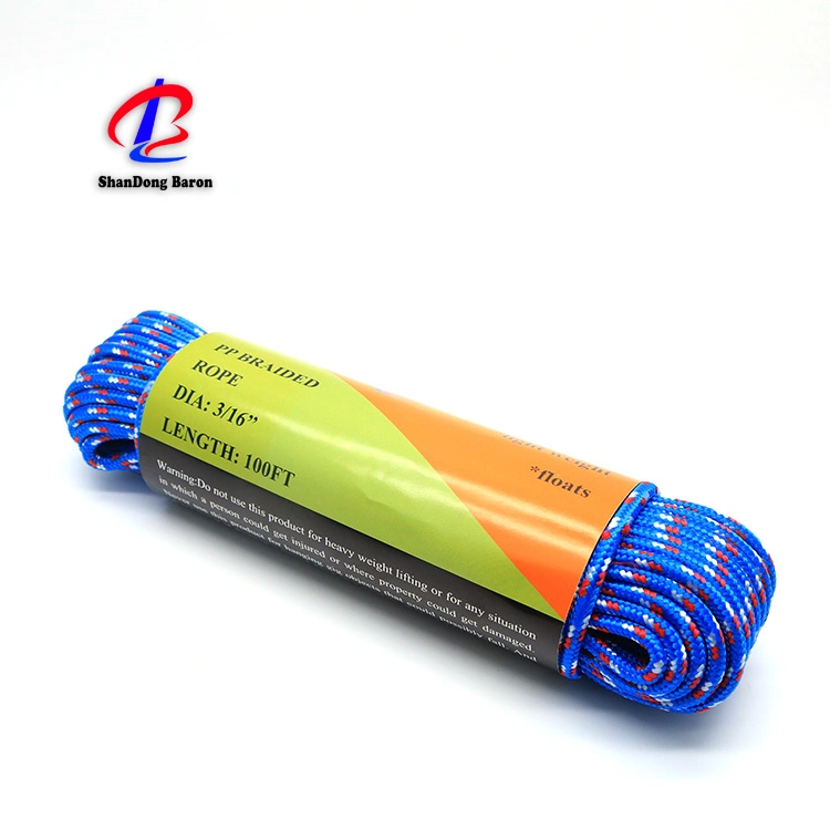 Polyester Packaging Rope 16 Strands Braided Rope