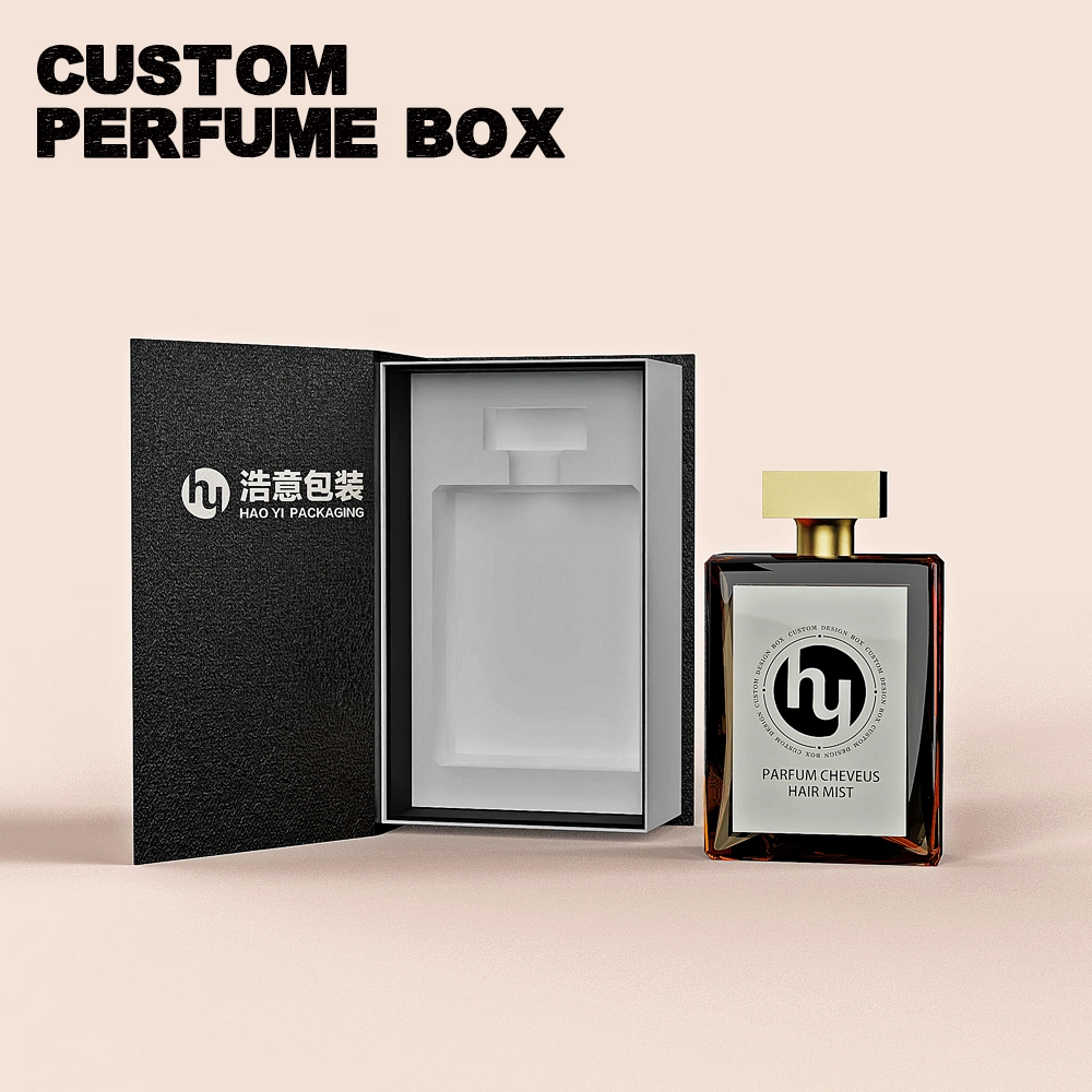 Luxury Leather Perfume Gift Box with Custom Printed Logo Storage Box Perfume Packaging Box Perfume Box