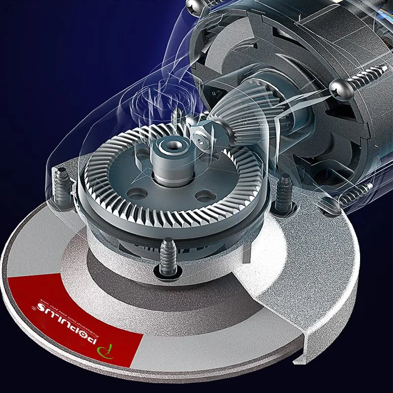 Ferramentas elétricas de ângulo de qualidade industrial Populus New Arrival de 650 W/11 000 rpm Rebarbadora angular de 100/115 mm para o mercado indiano