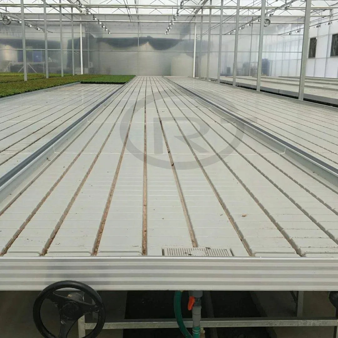 Garden Greenhouse Rolling Benches Ebb and Flow Growing Bench