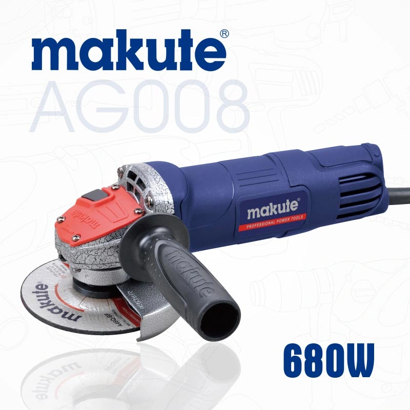 Mini meuleuse droite 800 W 115 mm, meuleuse angulaire électrique Outils électriques métal/bois/pierre (AG008)