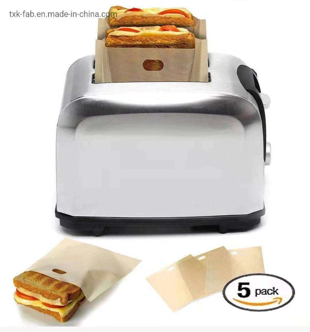 Non Stick Reusable PTFE Fiber Glass Fabric Toaster Bag