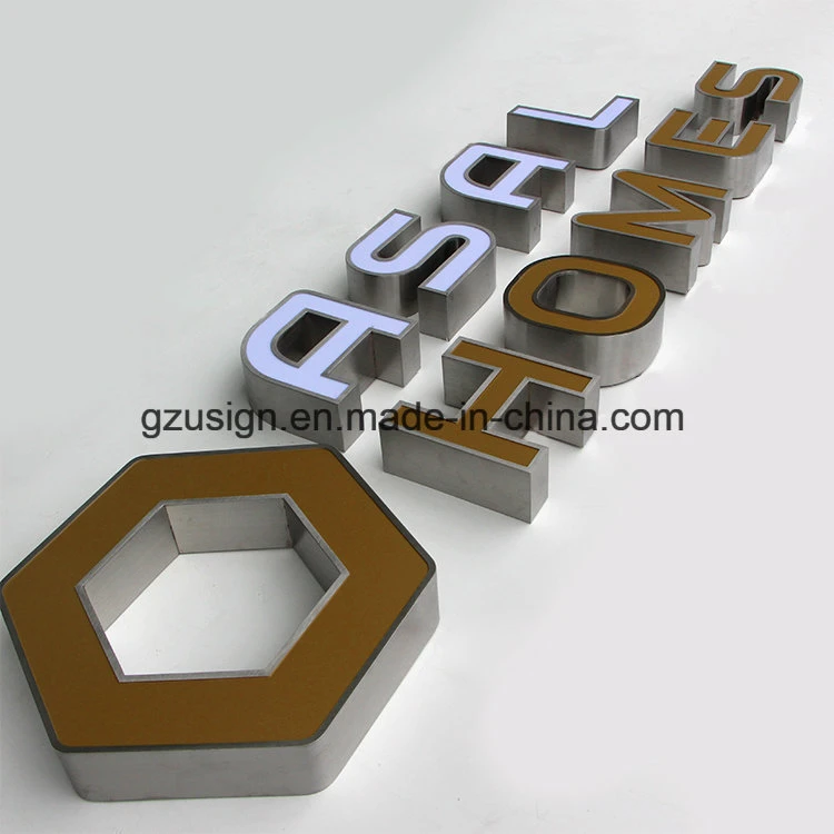 Customized Stainless Steel LED Channel Letter Signage for Shop/Amusement Park