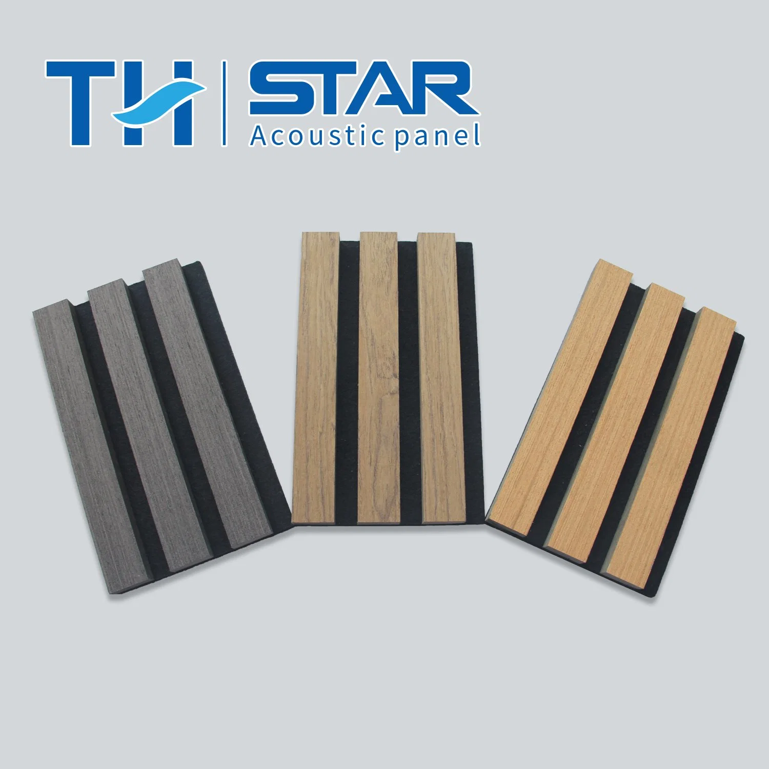 Sound Absorption Decorative Board Pet and Wood Veneer Acoustic Panel for Interor Wall and Ceiling