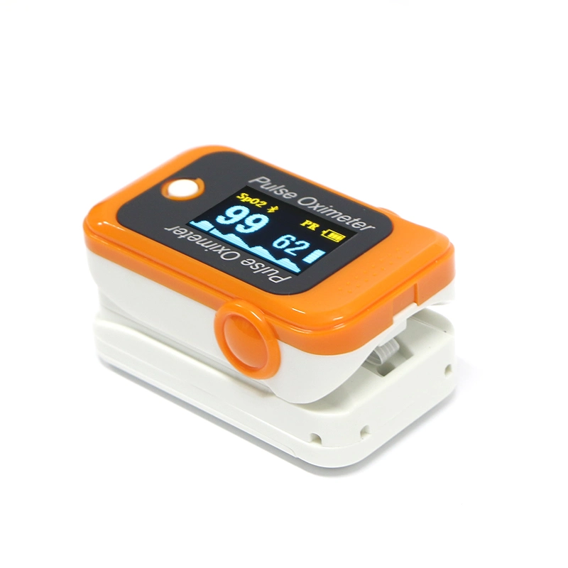 Easy to Use OLED Display with Free APP Pulse Oximeter