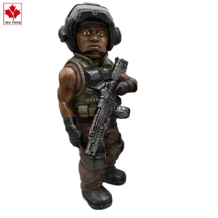 Wholesale/Supplier Home Decoration Resin Brave Warrior Figurine Money Bank Gifts