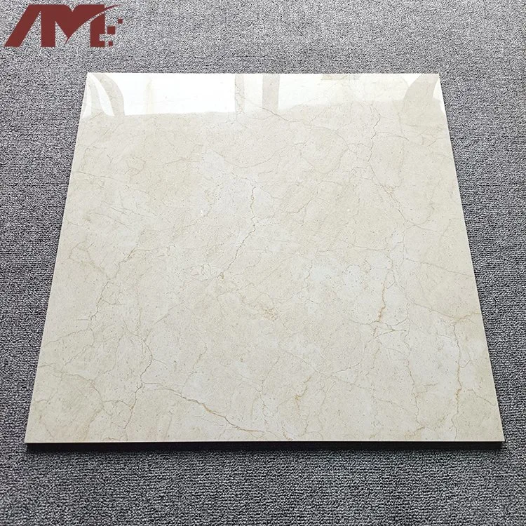 PISO de cerâmica de porcelana Ivory solúvel em sal polido 600X600