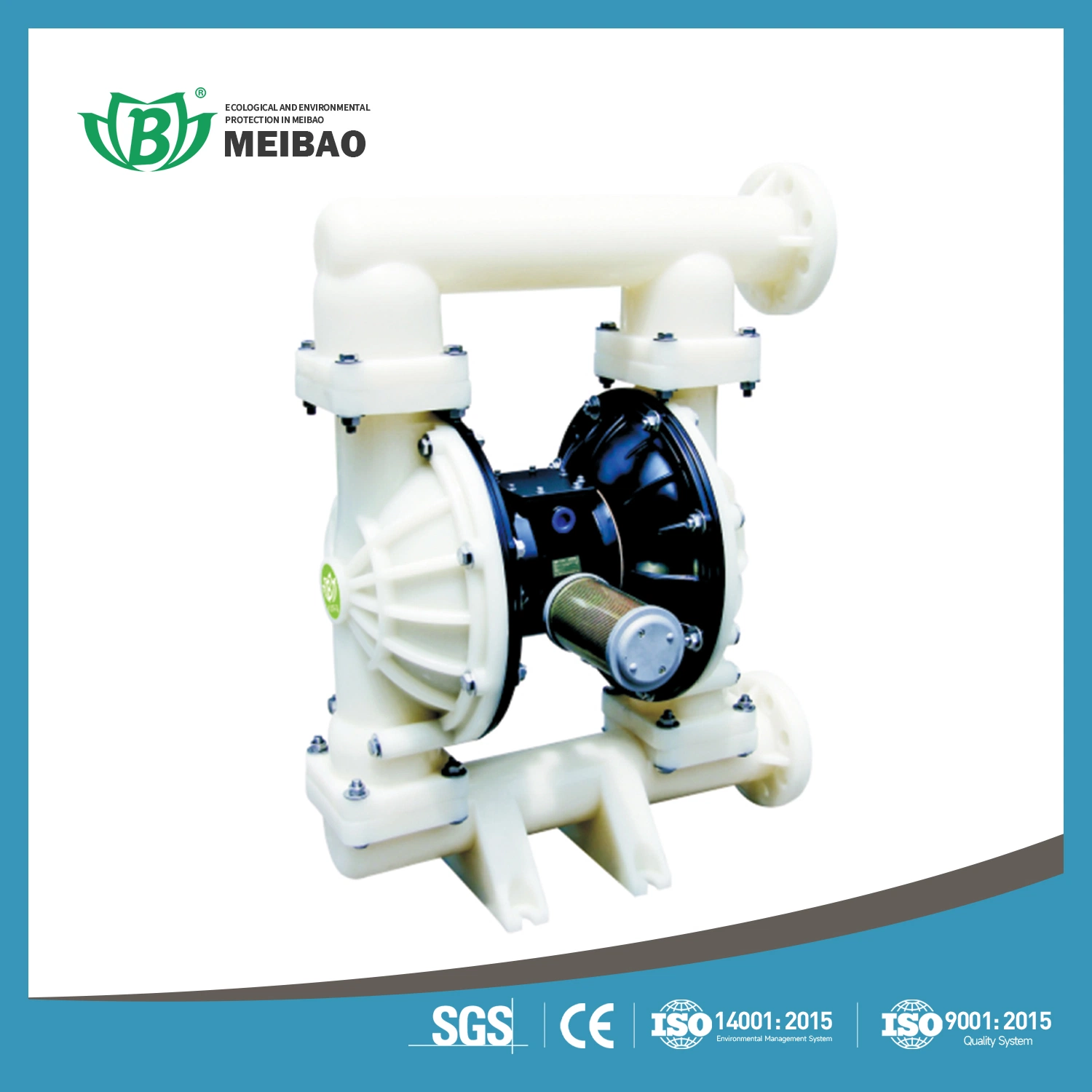 Chemical Acid Proof Double Pneumatic Diaphragm Pump to Transfer Acid Alkali Corrosion Liquids