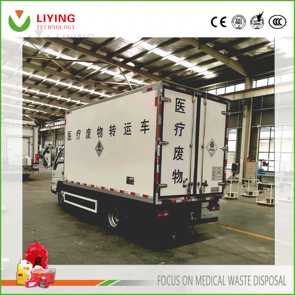 Hazardous Medical Refuse Transfer Vehicle with Refrigeration Function