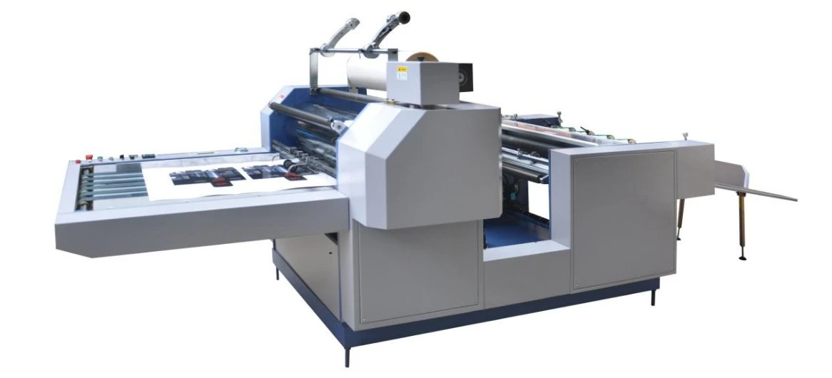 Semiautomática laminadora de la Flauta de cartón caja de cartón cartón plastificado BOPP máquina laminadora Película térmica SFML-920