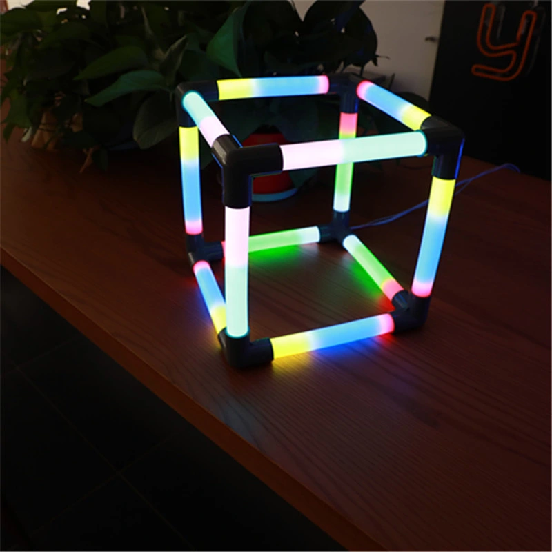 3D Window Display Square RGB Effect