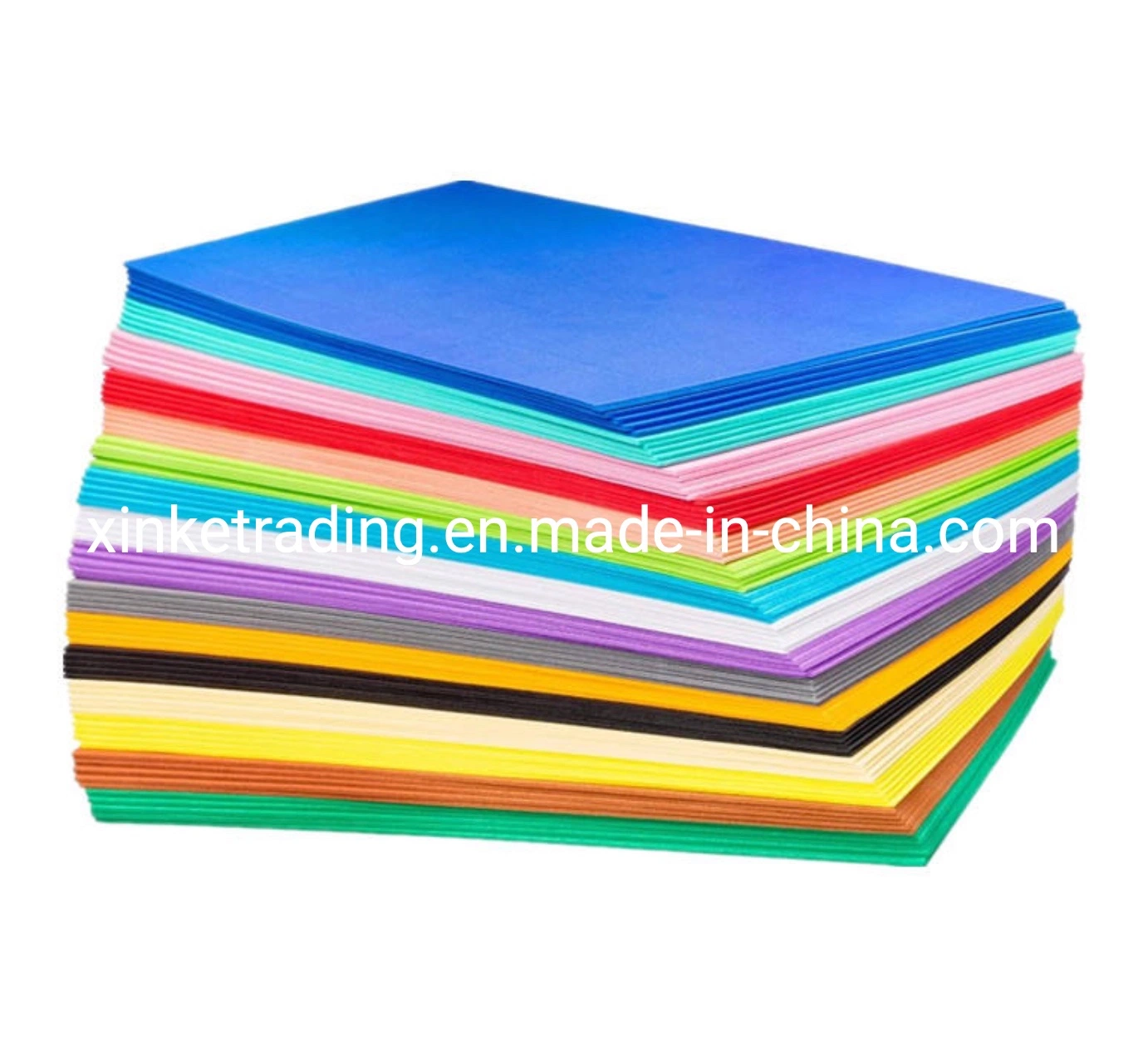 Venta caliente de grosor de espuma EVA Esponja Multicolor Papel Artesanal de mano de bricolaje