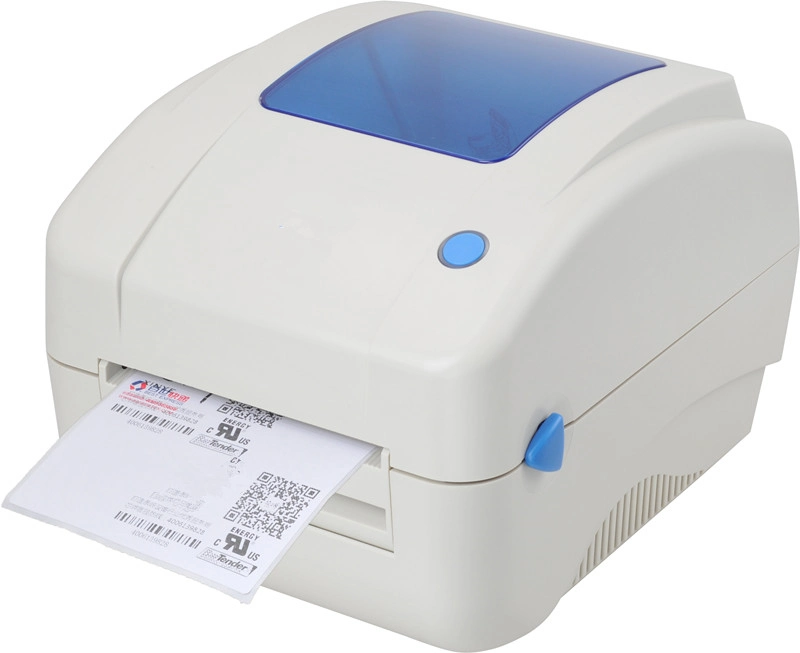 Impressora térmica de autocolantes com etiquetas A6 de 4 polegadas