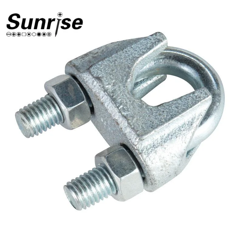 Wire Clip Galvanized Malleable Rigging Hardware Steel Wire Rope Clips