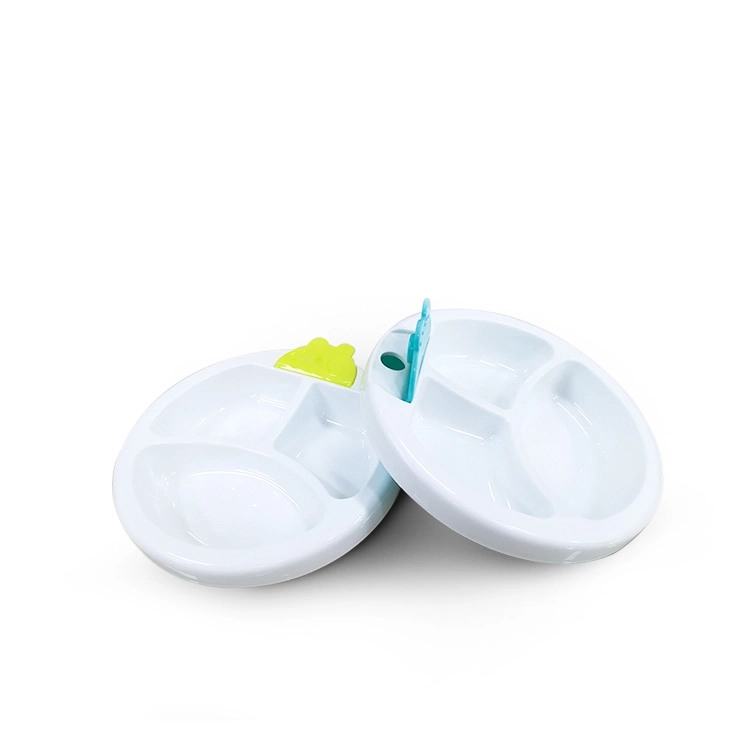 Plastic Spoon Bowls Suction Base Feeding Food Container Set