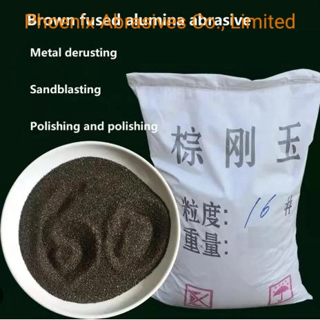 95% Al2O3 Purity Brown Corundum Powder F60 for Abrasives