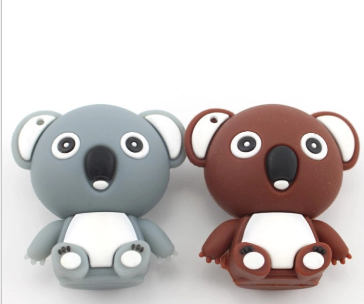 PVC Customized USB Flash Drive PVC Rubber Bear USB Stick OEM