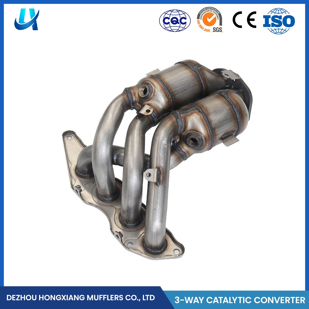 Hongxiang Omv Hot Metal Carrier China High-Performance Universal Three Way Catalytic Converter Manufacturing Wholesale/Supplier Low Noise Catalytic Converter Catalysts