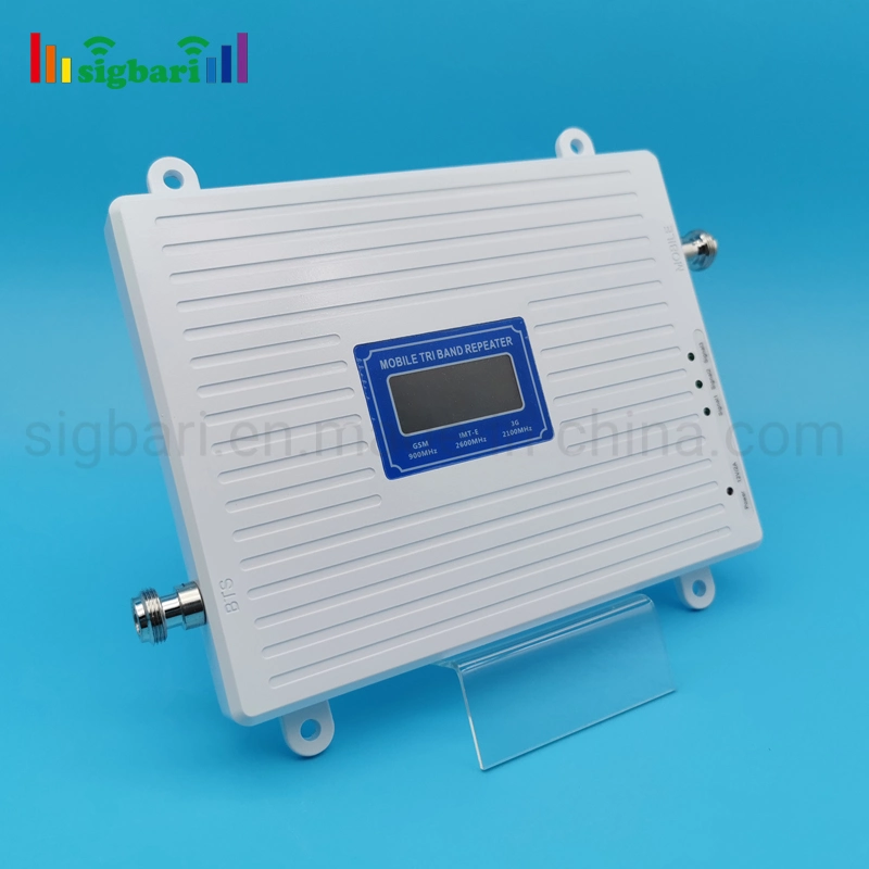 Russian Use Repeater Tri-Band GSM UMTS LTE Repeater 2g 3G 4G Mobile Repeater LCD Display Signal Booster