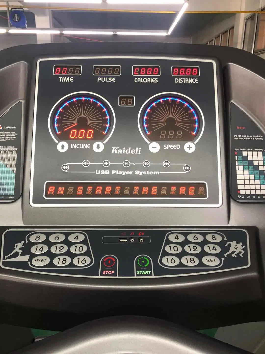 Gym Cardio Machine Motorized Electric Commercial Treadmill
