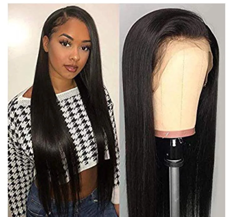 10"-40" Human Hair Extension Vendor Stirnspitze Perücke Menschenhaar Perücke 200% Dichte frontale Spitze Perücke HD Spitze Perücke