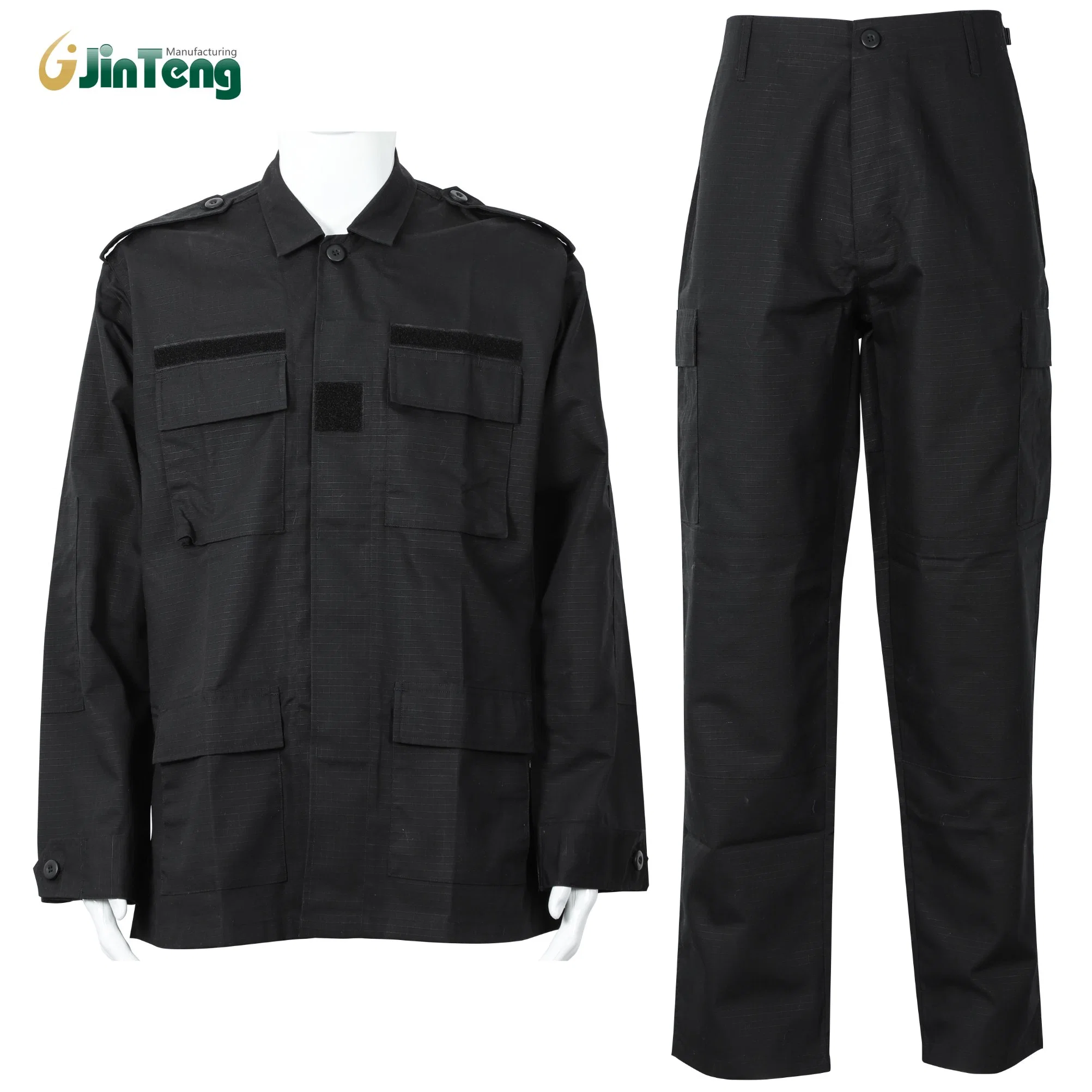 65% Polyester 35% Cotton Jinteng 1 Set/Polybag, 10 Sets/Carton Clothes Military Style Camouflage Uniform