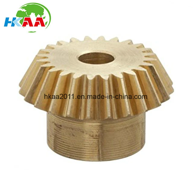 Custom Brass Mini Transmission Spiral Bevel Gear for Bicycle