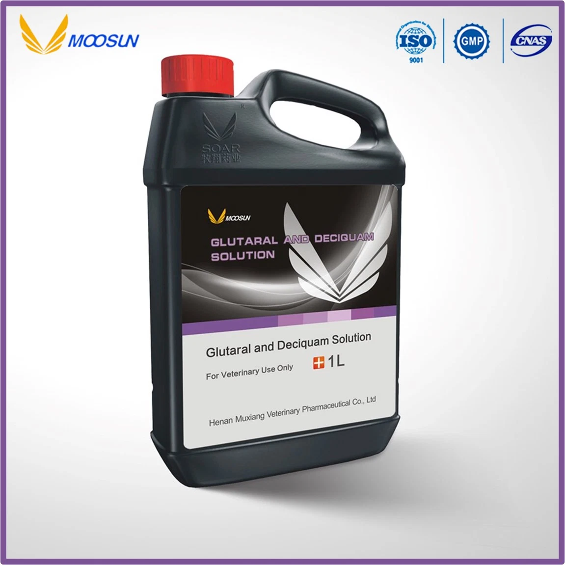 Veterinary Use Disinfactant 5%+5% Glutaral and Deciquam Solution in Poultry, Livestock