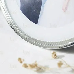 Decoration Picture Frame Glasses Frames for Photos Crystal Diamond Round 6inch
