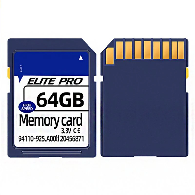 Cámara SD Big Card 4GB Cámara de alta velocidad SLR digital Tarjeta de memoria 128GB Tarjeta SD para coche