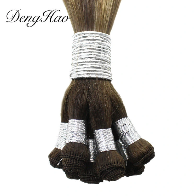 Wholesale/Supplier Double Drawn Italian Keratin Human Hair Weft